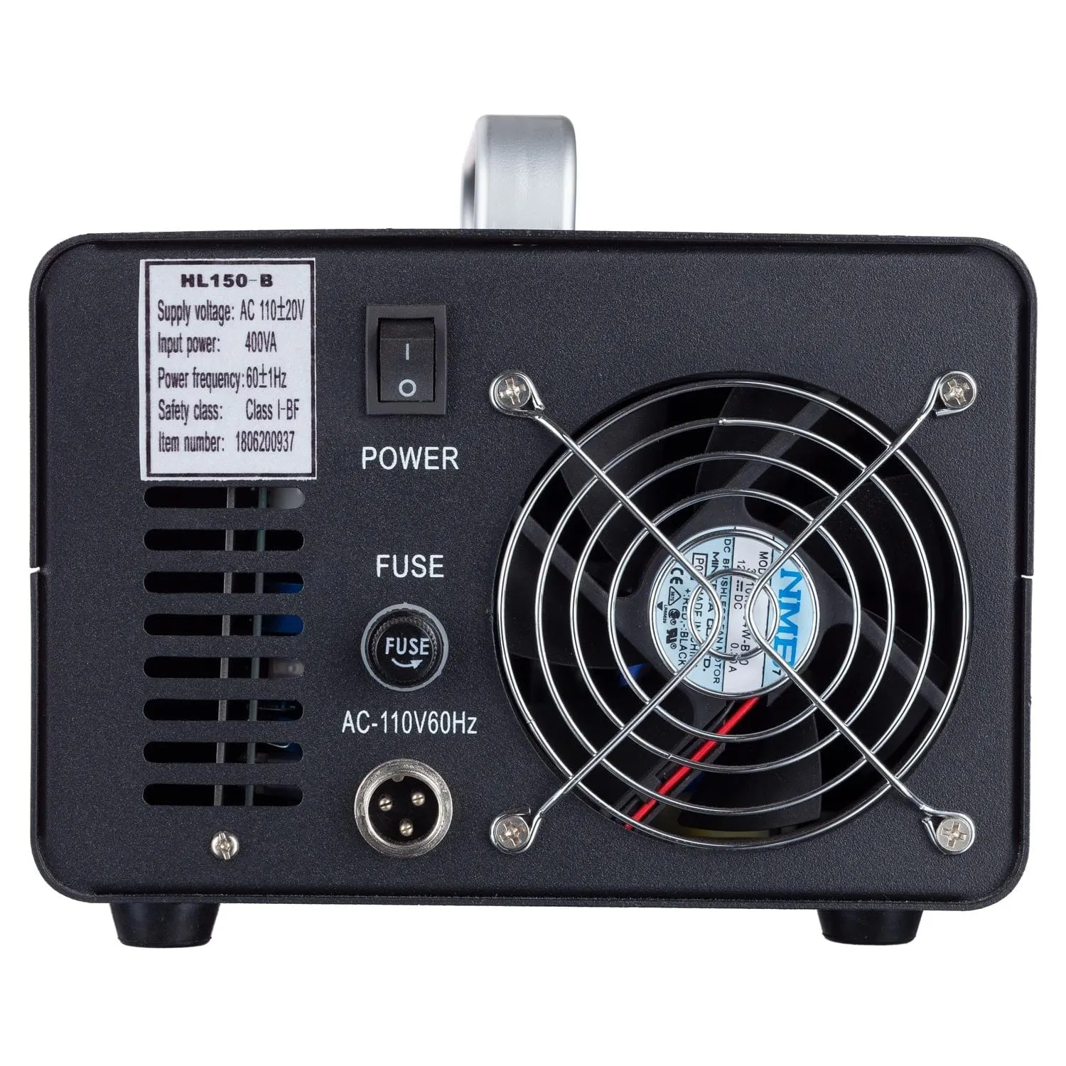 AmScope 150W Fiber-Optic Halogen Illuminator with Black Finish