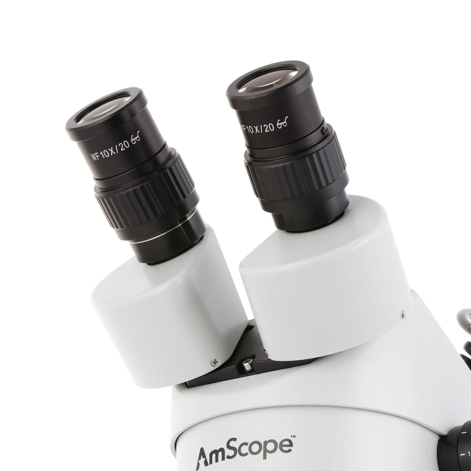 AmScope SM-1 Series Super Widefield Zoom Binocular Stereo Microscope with Multi-Zone 144 LED and Optional Digital Camera on Track Stand
