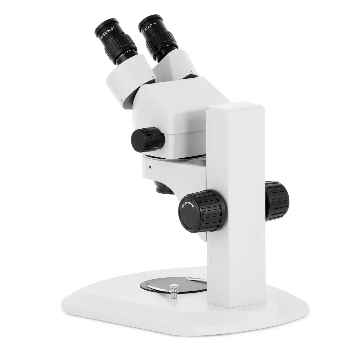 AmScope SM-1 Series Super Widefield Zoom Binocular Stereo Microscope with Multi-Zone 144 LED and Optional Digital Camera on Track Stand