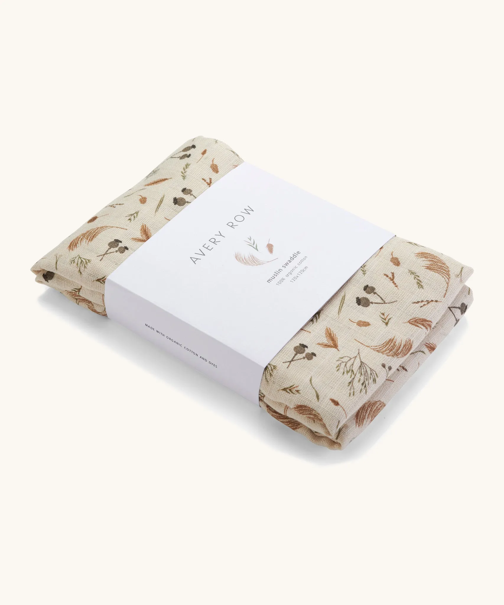 Avery Row Baby Muslin Squares Set of 3 - Grasslands