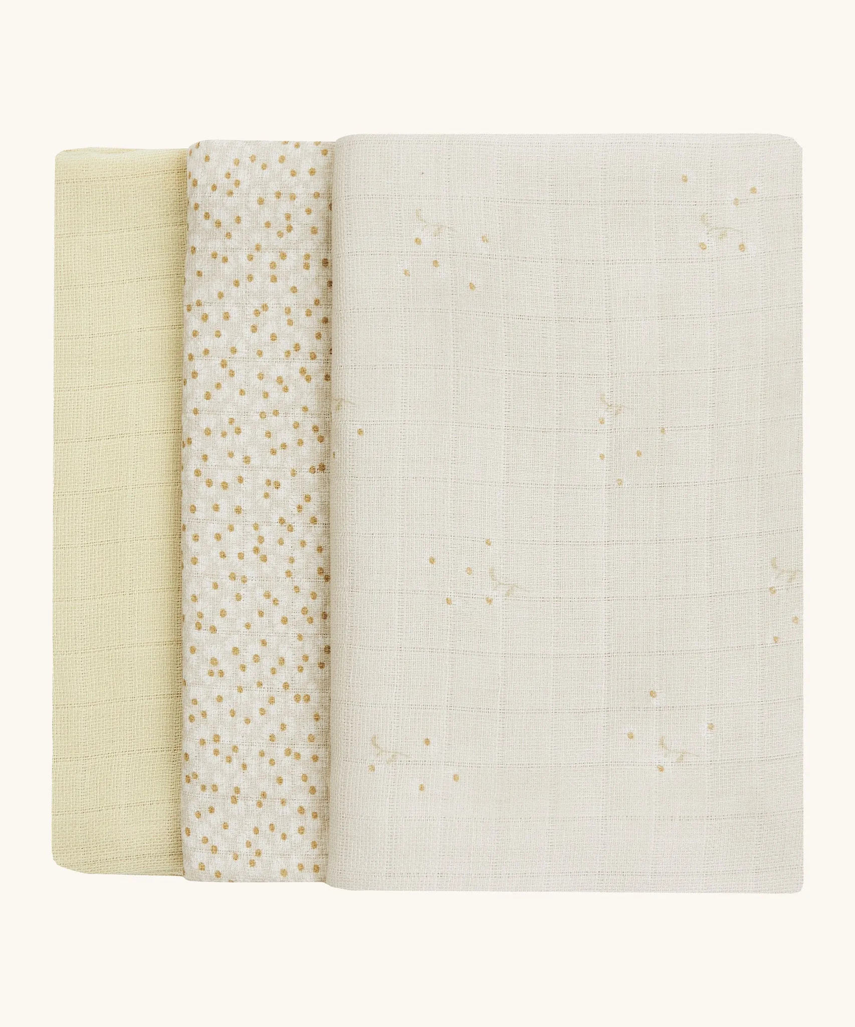 Avery Row Baby Muslin Squares Set of 3 - Wild Chamomile