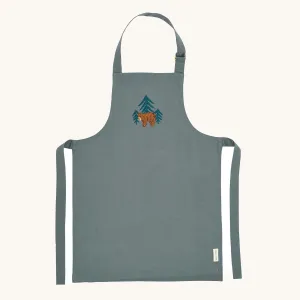 Avery Row Kid's Apron - Forest Bear