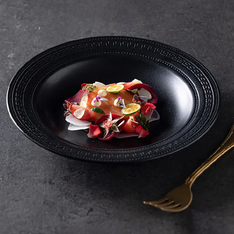 Classic Design Matte Plate