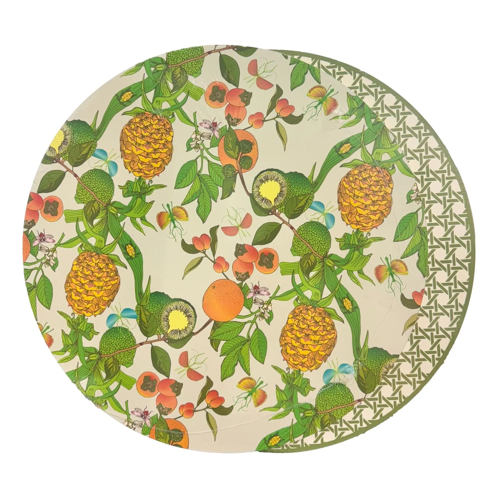 Cotton and Quill Pineapple Reversible Placemats - Set of 4