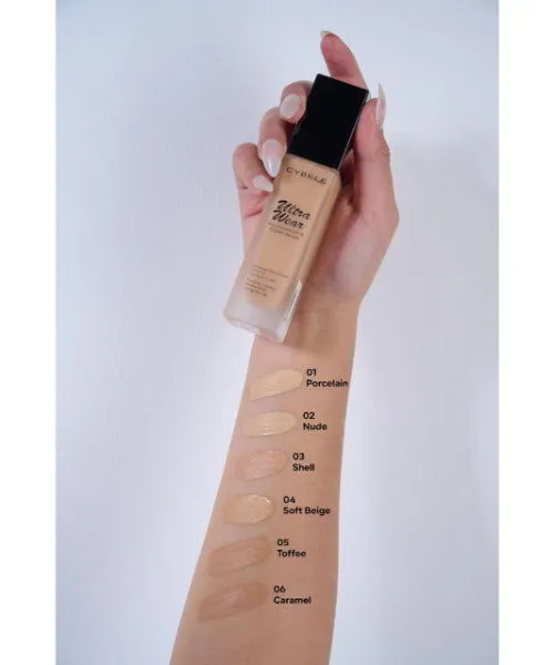 CYBELE ULTRA WEAR FOUNDATION & CONCEALER 04 SOFT BEIGE