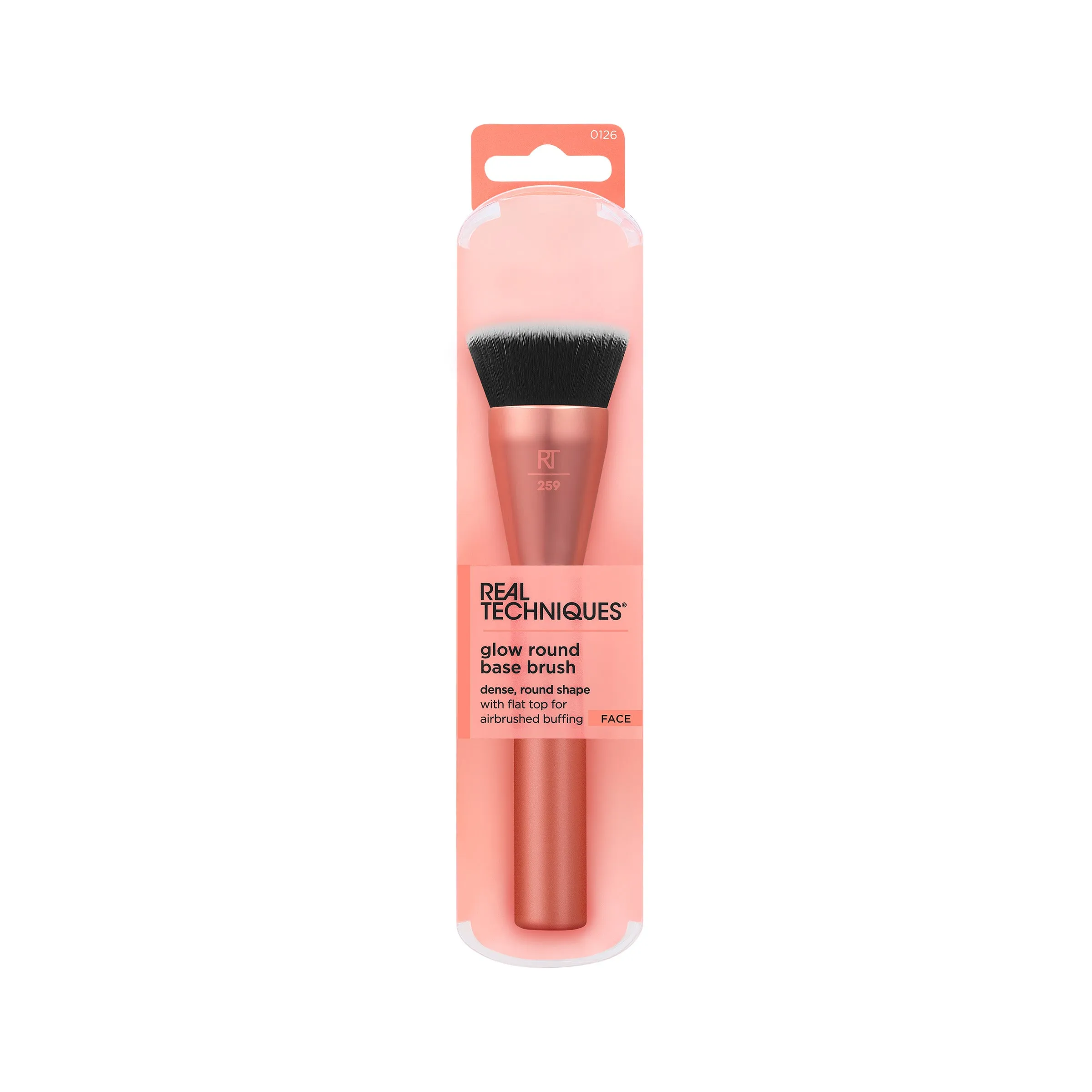 Luminous Round Base Makeup Brush with Optimized Design for Flawless Application