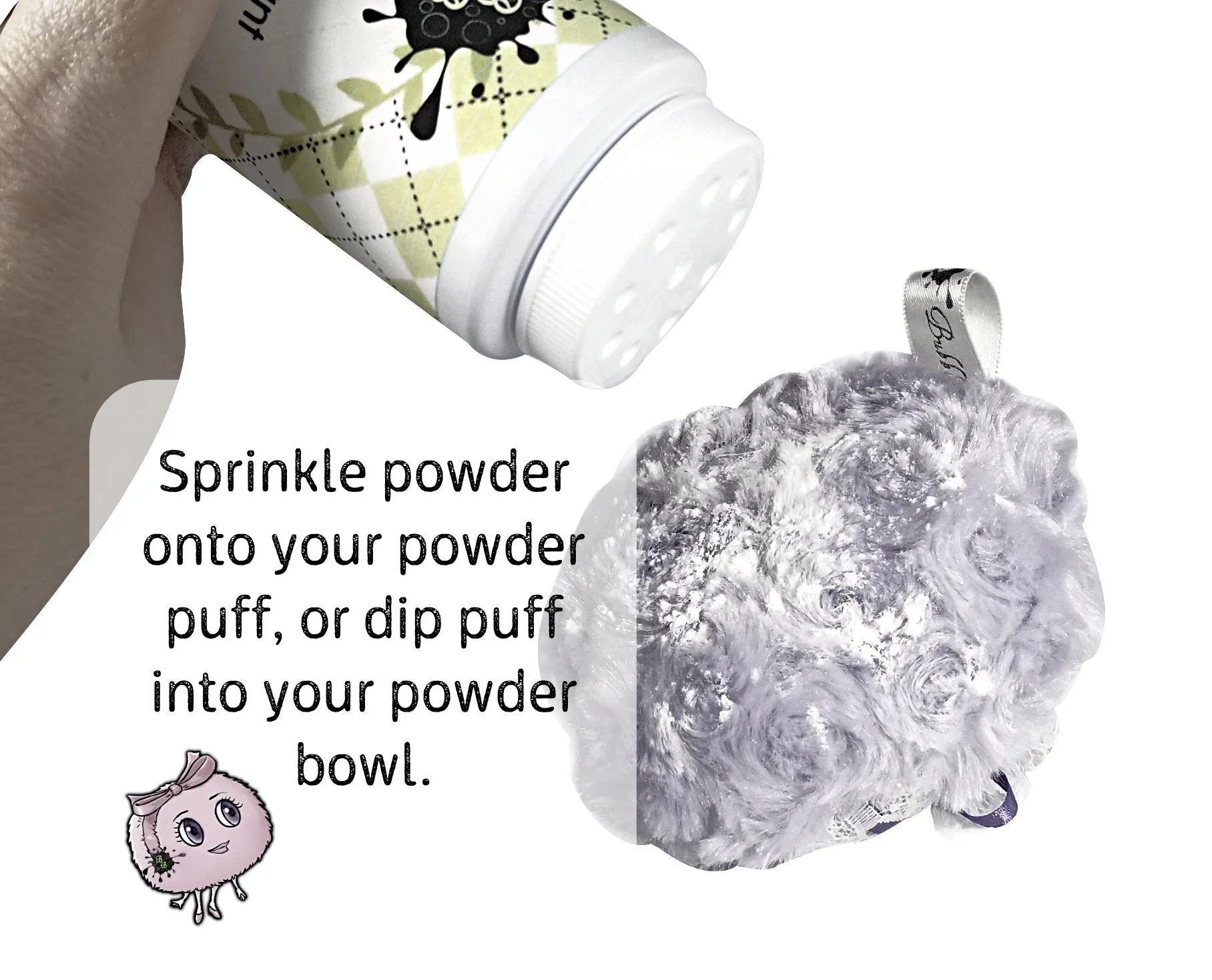 LAVENDER VANILLA Body Powder, 8 oz - Talc and Cornstarch Free