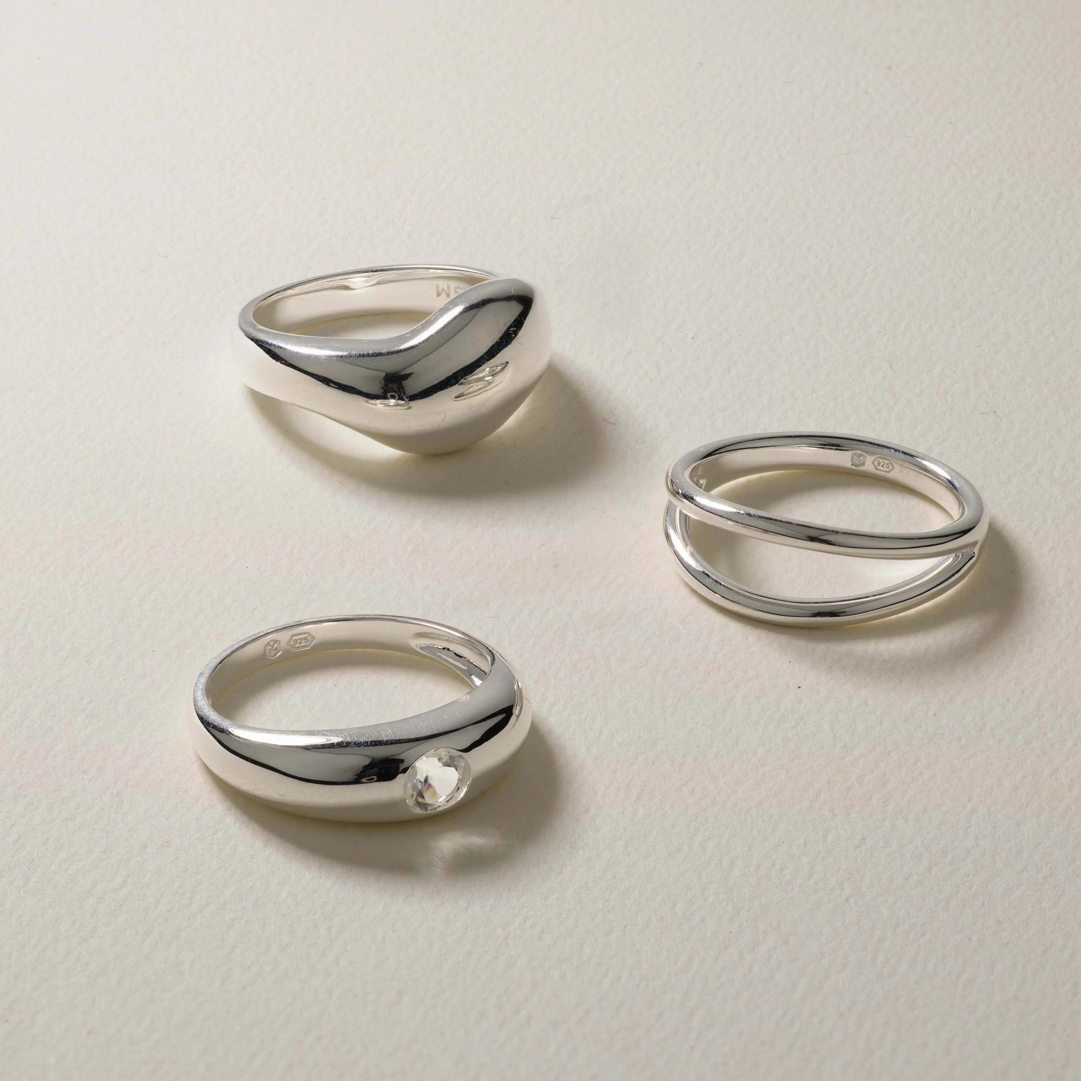 Organic Dome Ring in Silver