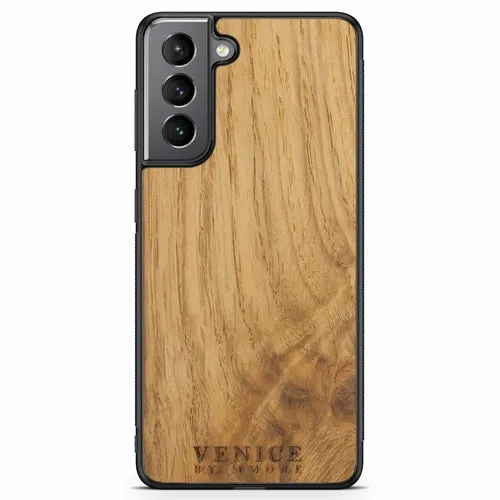 Organic Wood Phone Case - Venice Foundation - Minimalist Lettering