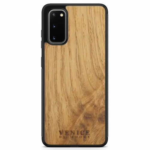Organic Wood Phone Case - Venice Foundation - Minimalist Lettering