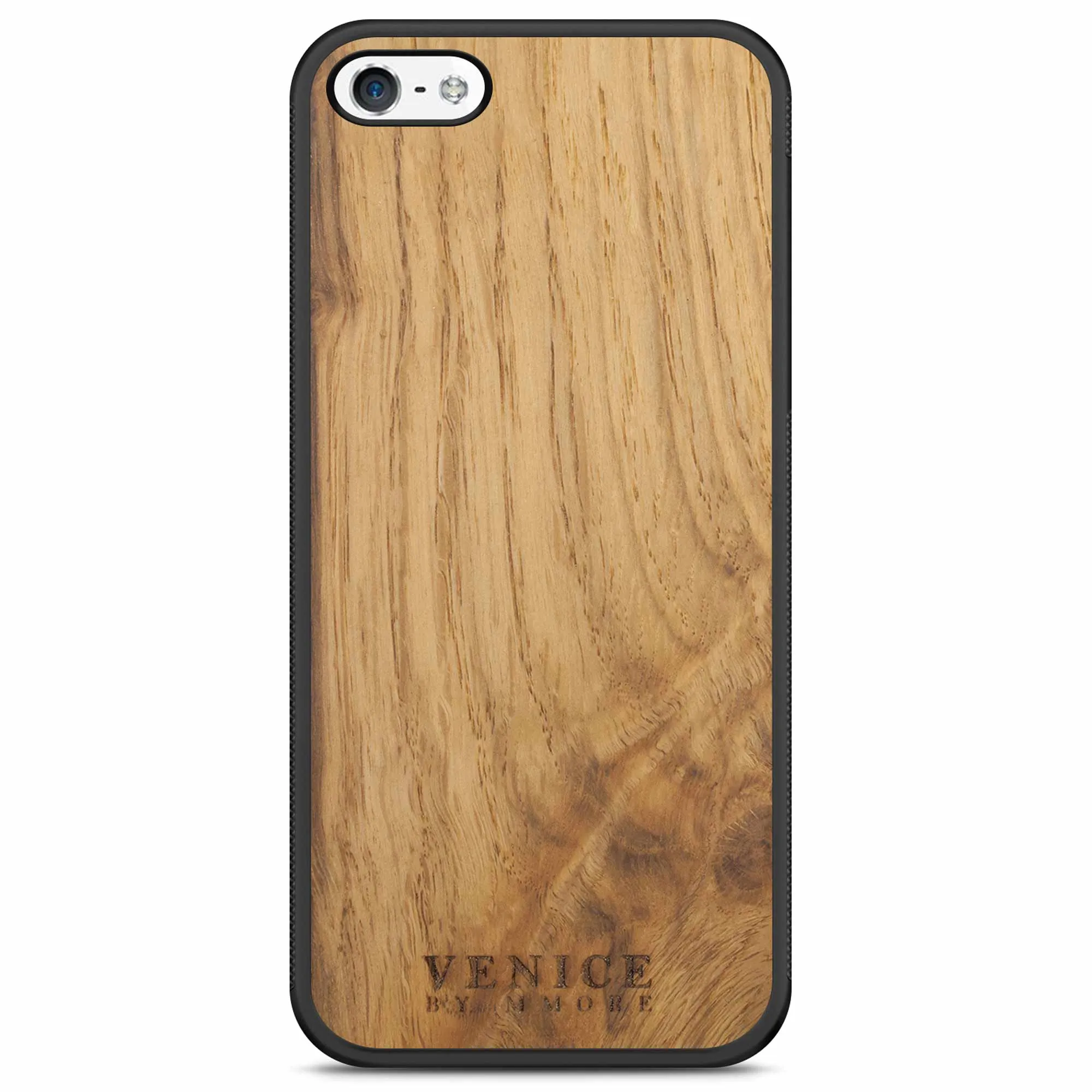 Organic Wood Phone Case - Venice Foundation - Minimalist Lettering