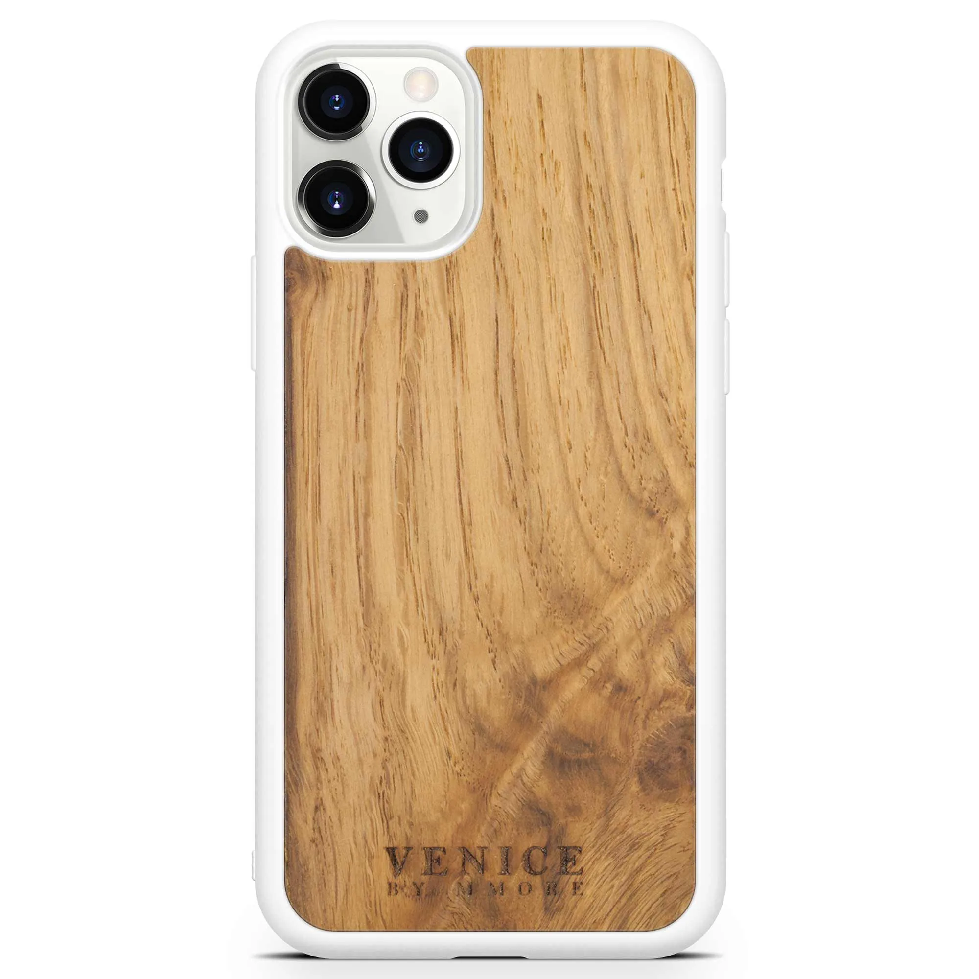 Organic Wood Phone Case - Venice Foundation - Minimalist Lettering