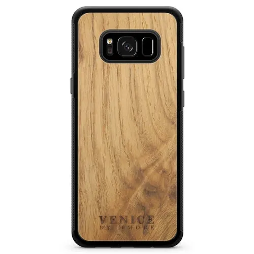 Organic Wood Phone Case - Venice Foundation - Minimalist Lettering