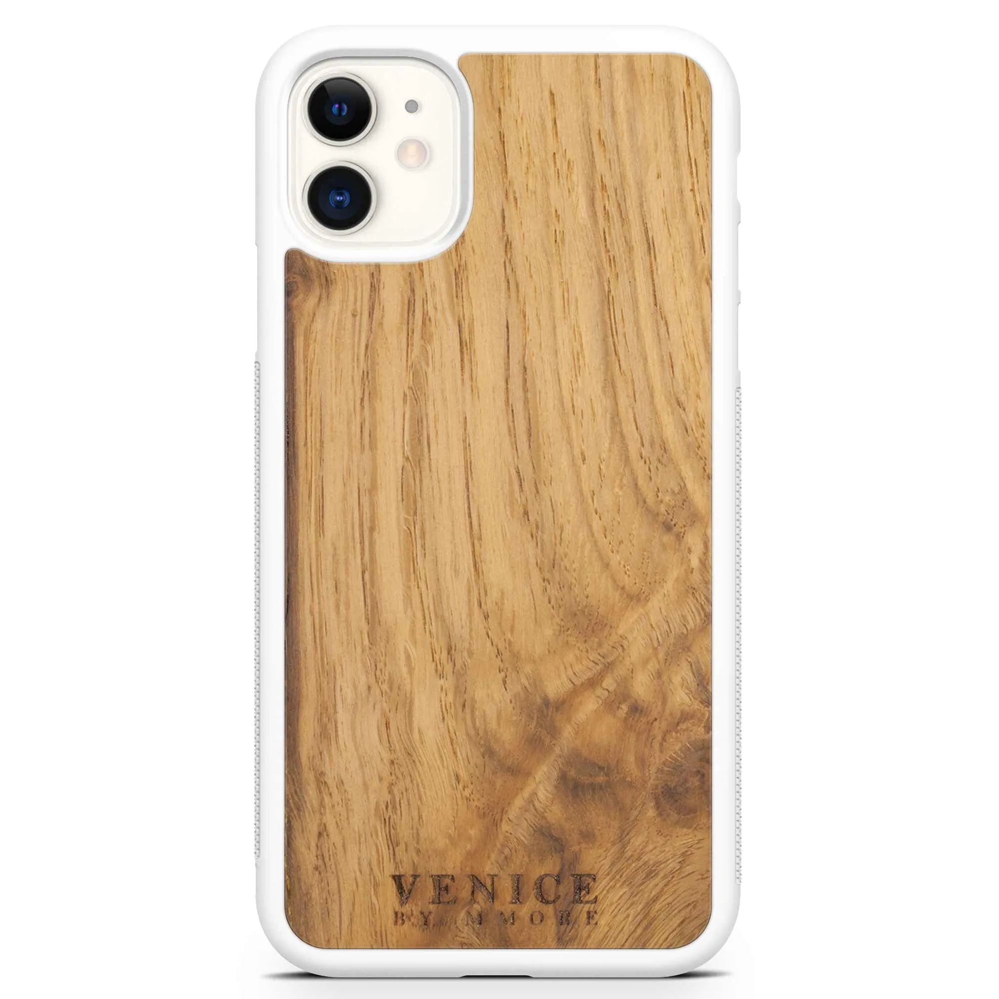Organic Wood Phone Case - Venice Foundation - Minimalist Lettering