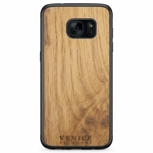 Organic Wood Phone Case - Venice Foundation - Minimalist Lettering