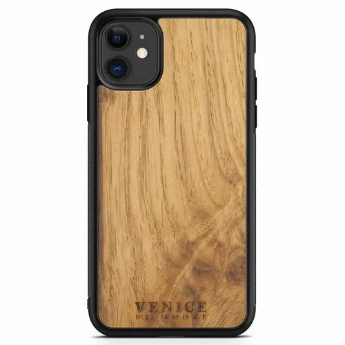 Organic Wood Phone Case - Venice Foundation - Minimalist Lettering