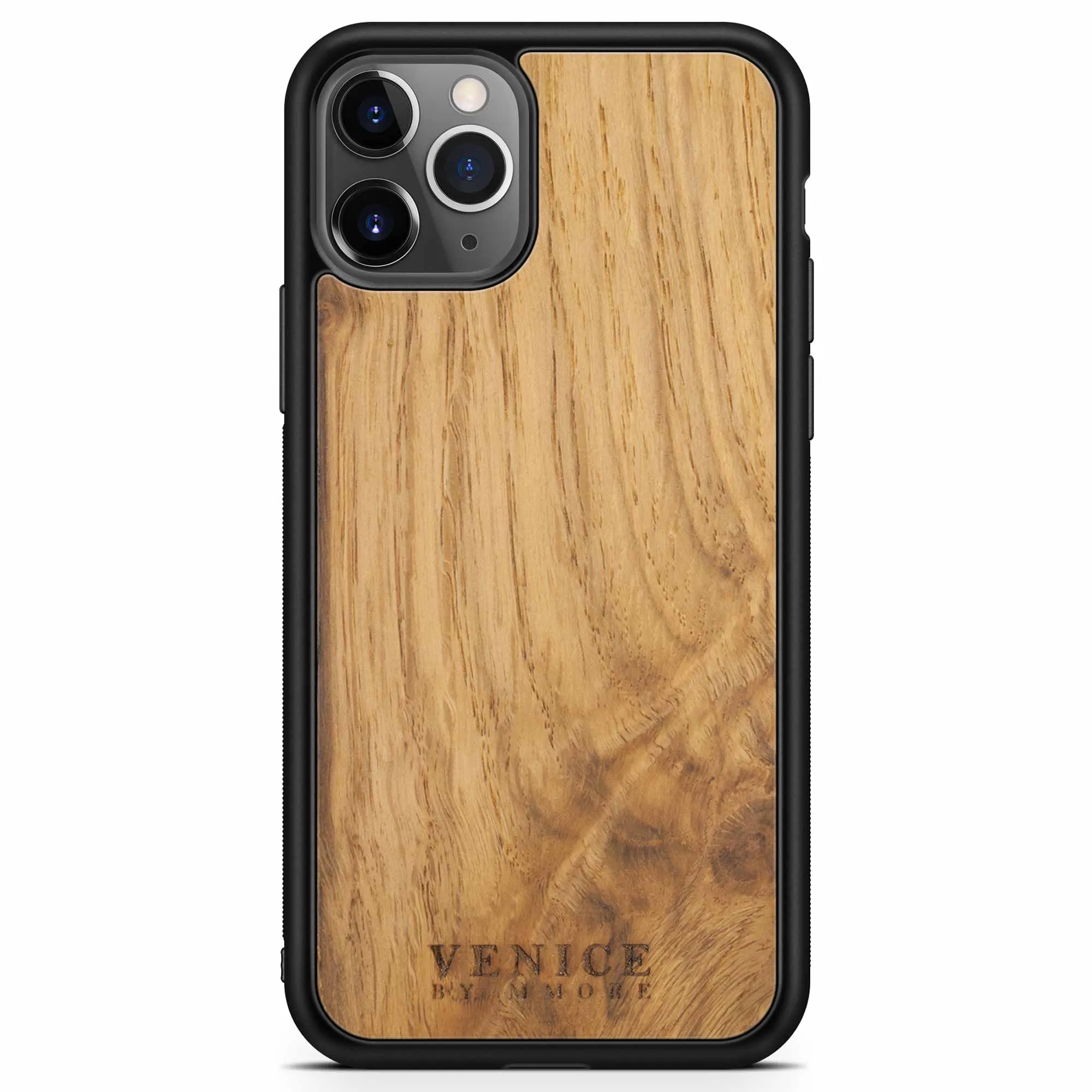 Organic Wood Phone Case - Venice Foundation - Minimalist Lettering