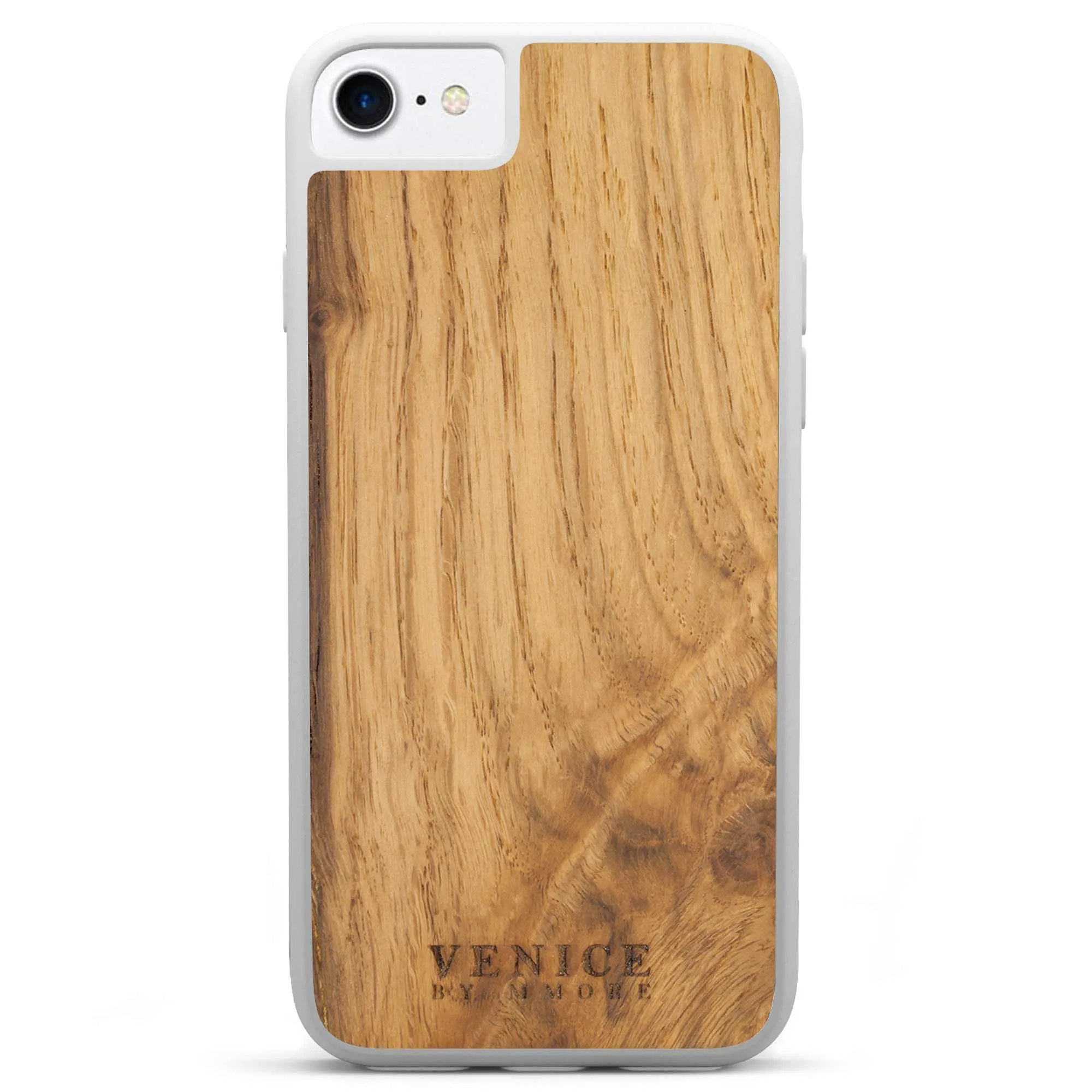Organic Wood Phone Case - Venice Foundation - Minimalist Lettering