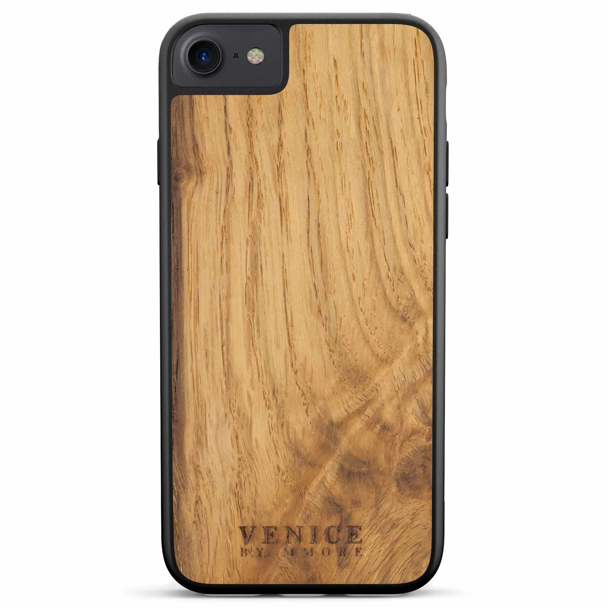 Organic Wood Phone Case - Venice Foundation - Minimalist Lettering