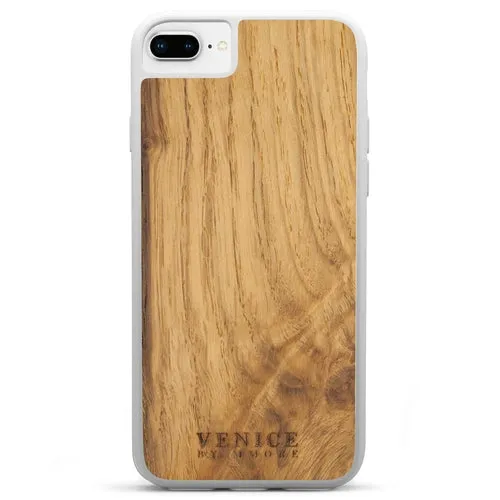 Organic Wood Phone Case - Venice Foundation - Minimalist Lettering