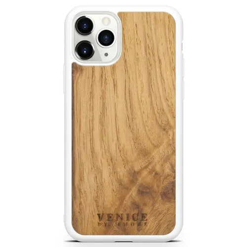 Organic Wood Phone Case - Venice Foundation - Minimalist Lettering