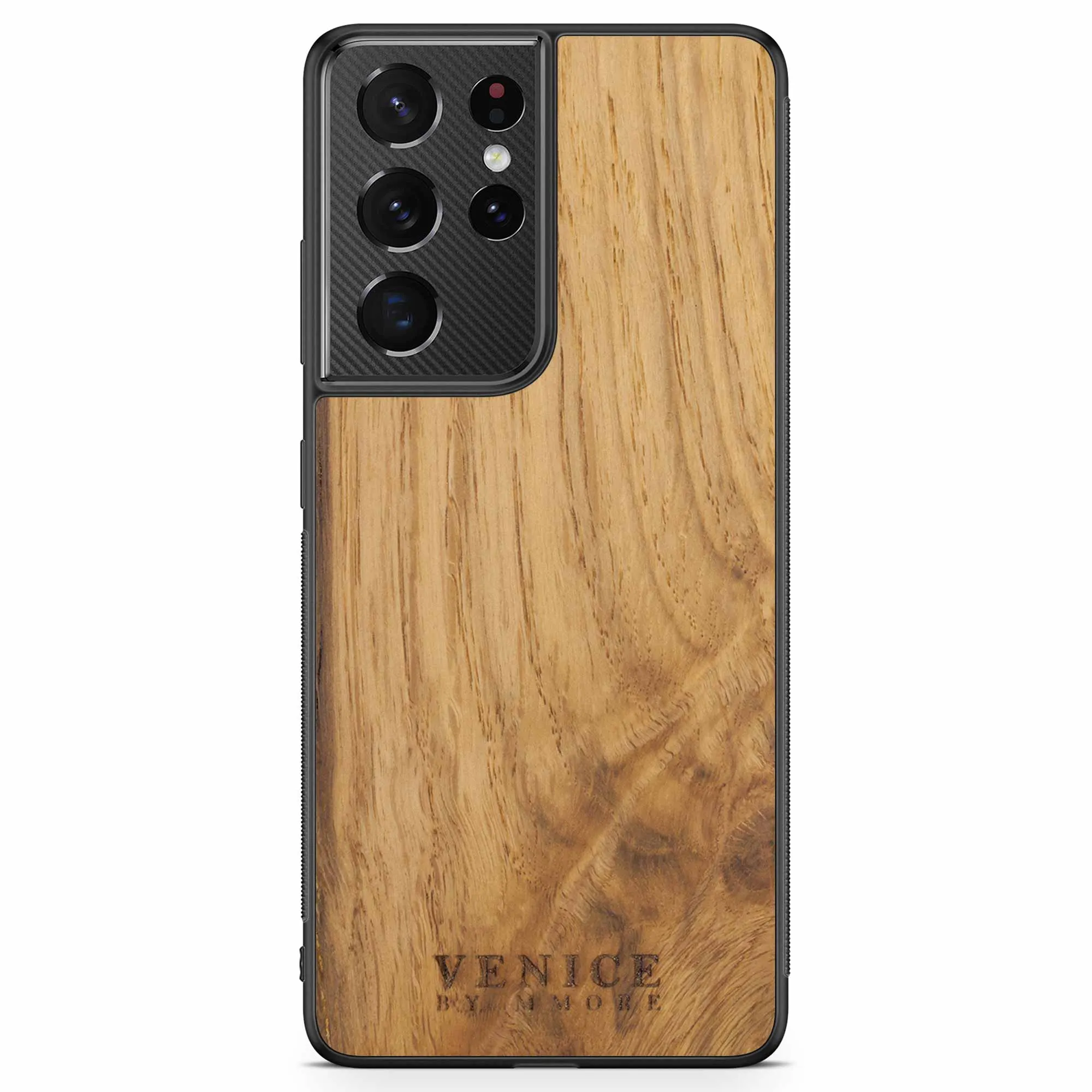 Organic Wood Phone Case - Venice Foundation - Minimalist Lettering