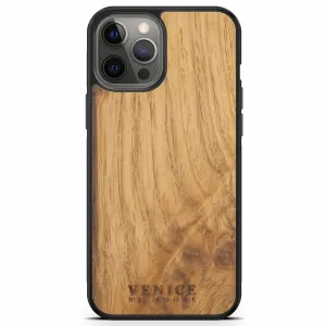 Organic Wood Phone Case - Venice Foundation - Minimalist Lettering