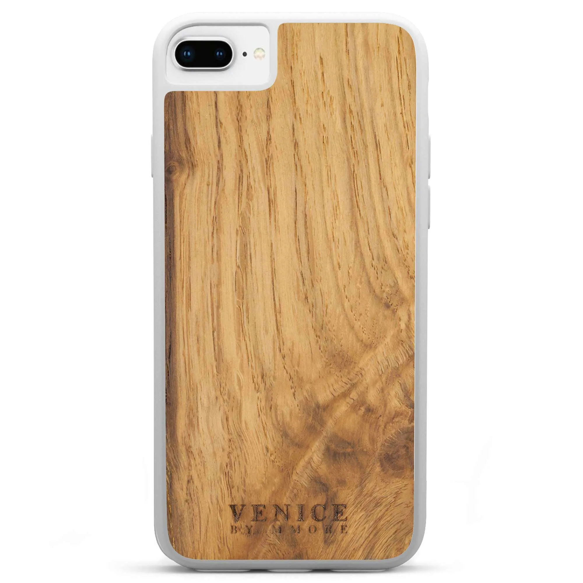 Organic Wood Phone Case - Venice Foundation - Minimalist Lettering