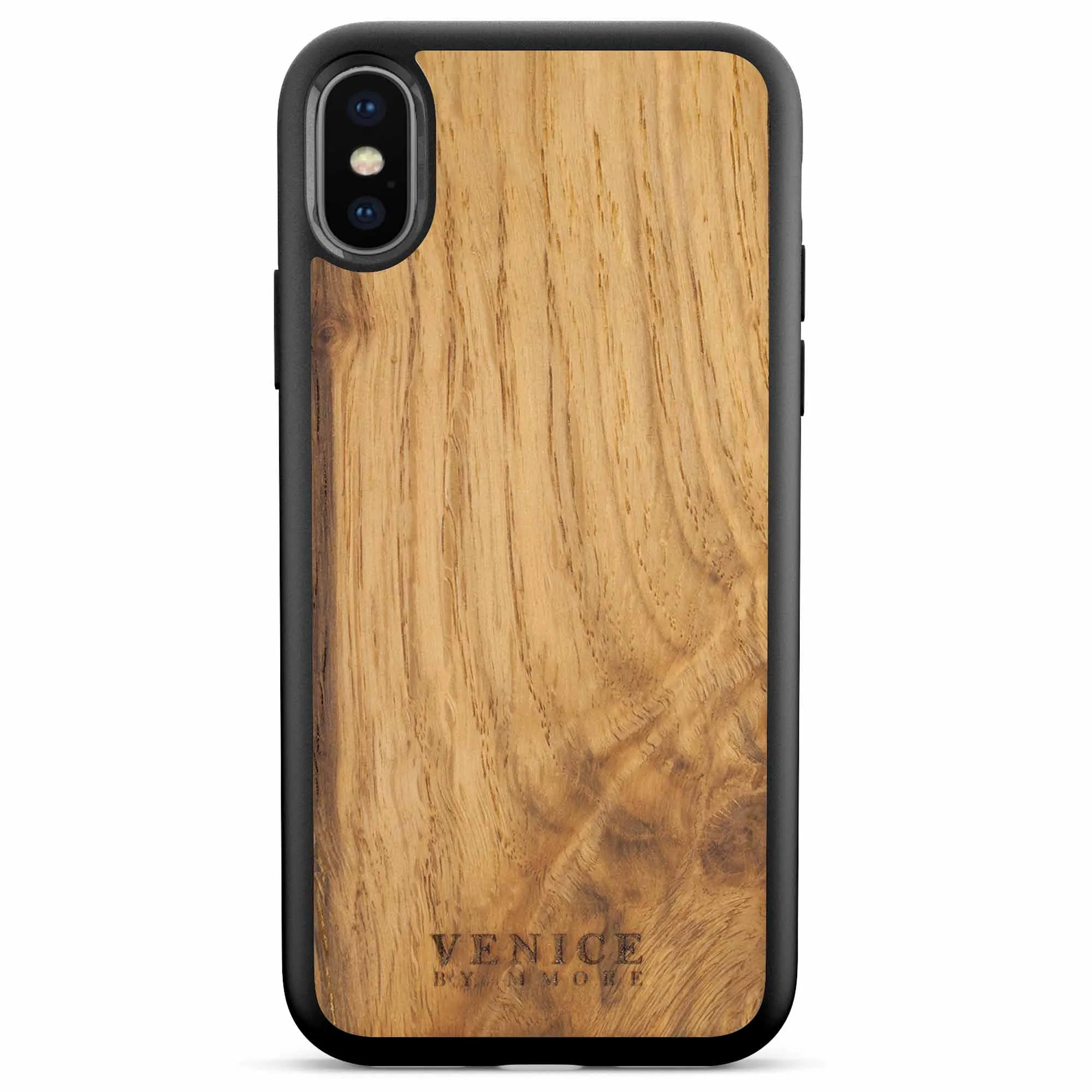 Organic Wood Phone Case - Venice Foundation - Minimalist Lettering