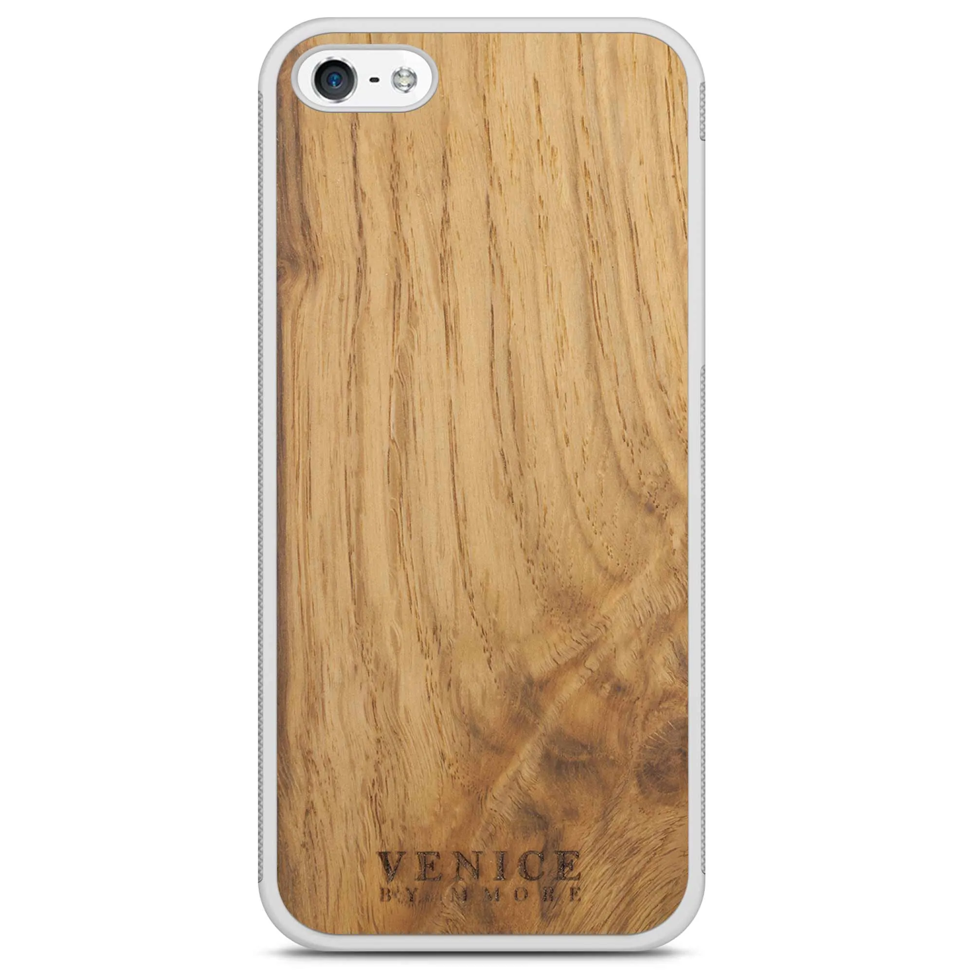 Organic Wood Phone Case - Venice Foundation - Minimalist Lettering