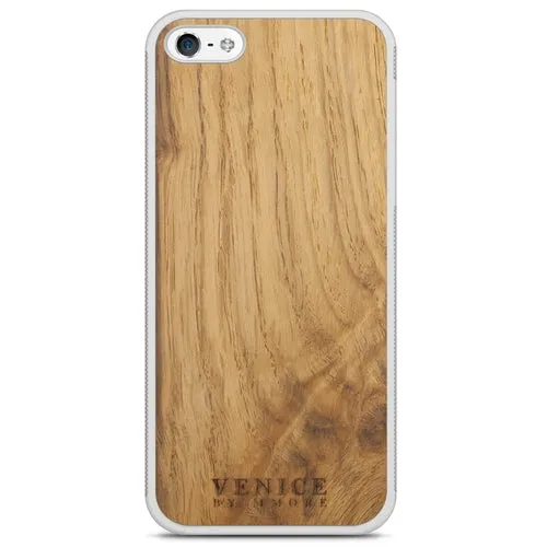 Organic Wood Phone Case - Venice Foundation - Minimalist Lettering