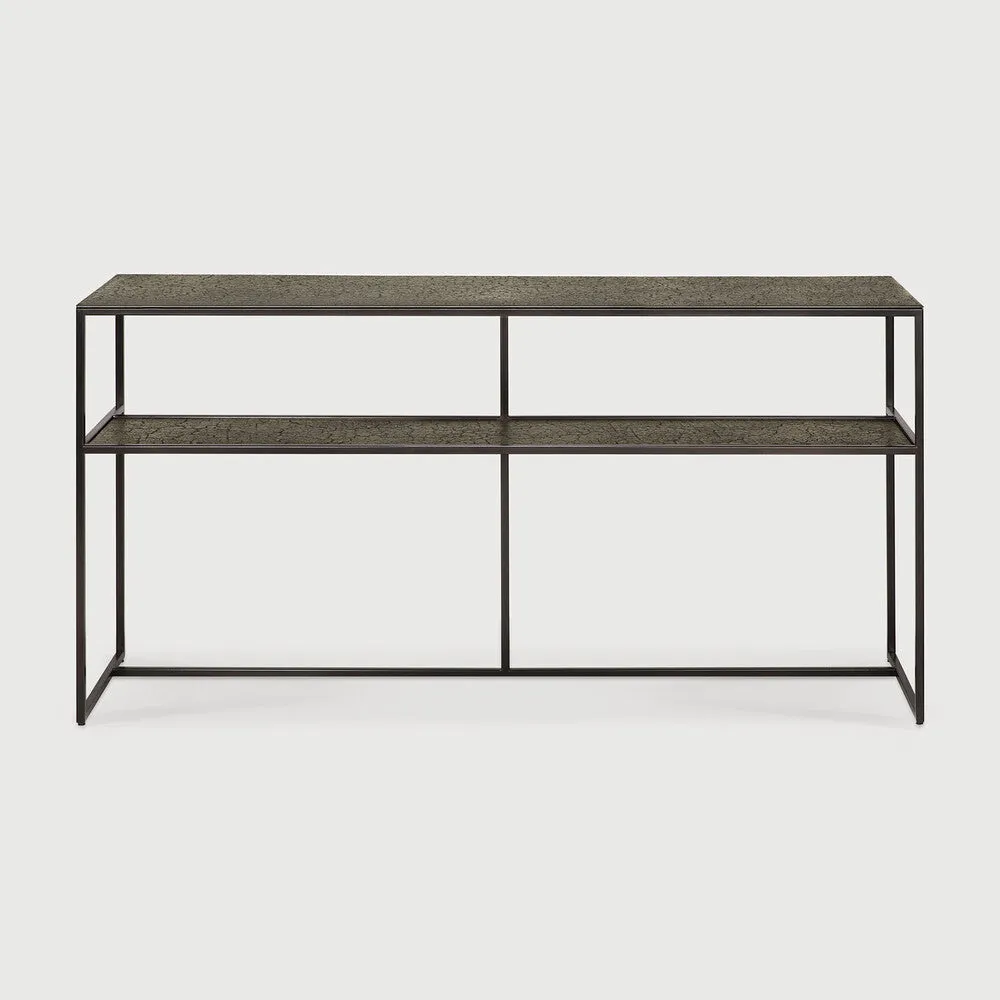 Pentagon Console Table Lava