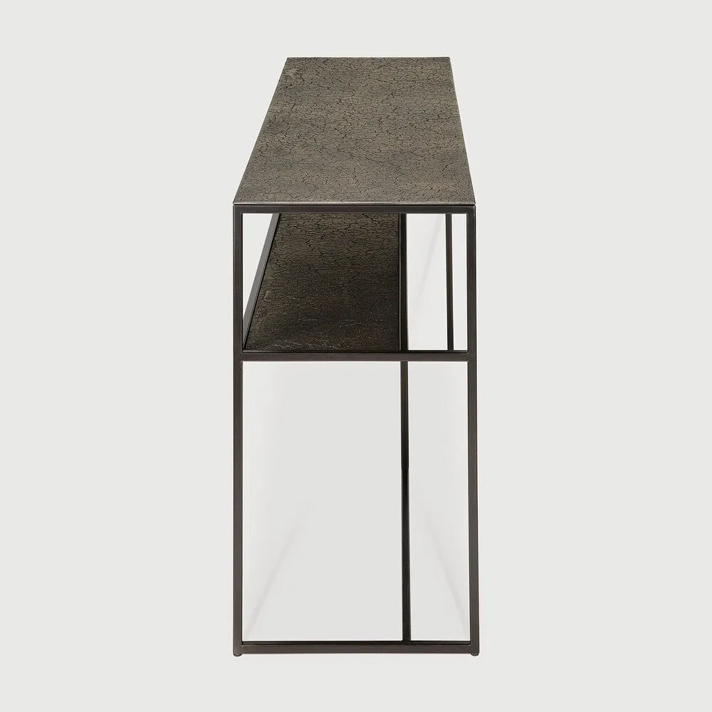 Pentagon Console Table Lava