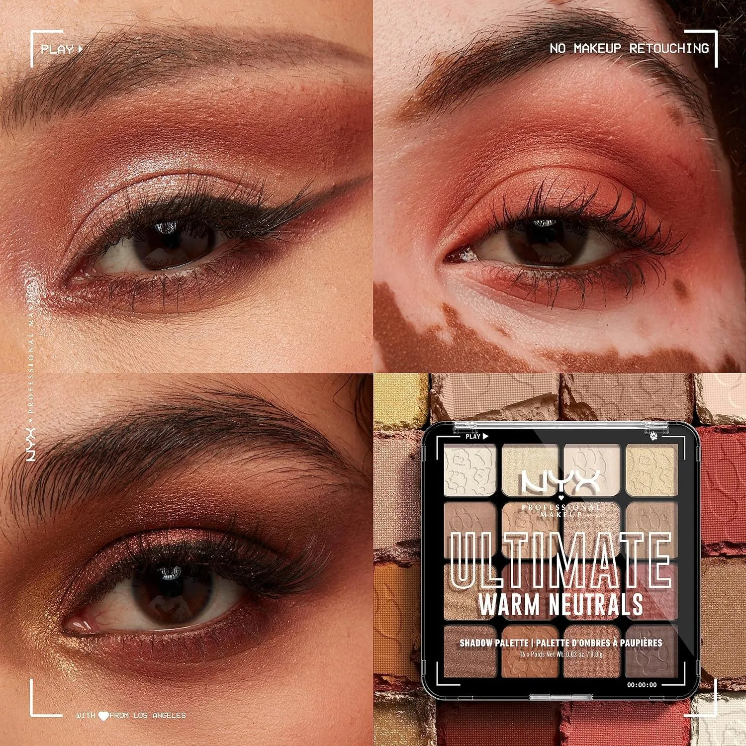 Pro-Level Eyeshadow Palette - Warm Neutrals Edition