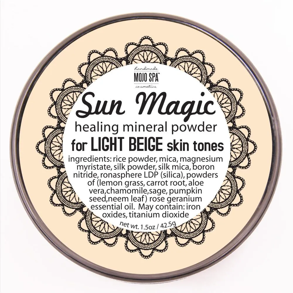 Sun Magic Mineral Powder - Light Beige Skin Tones