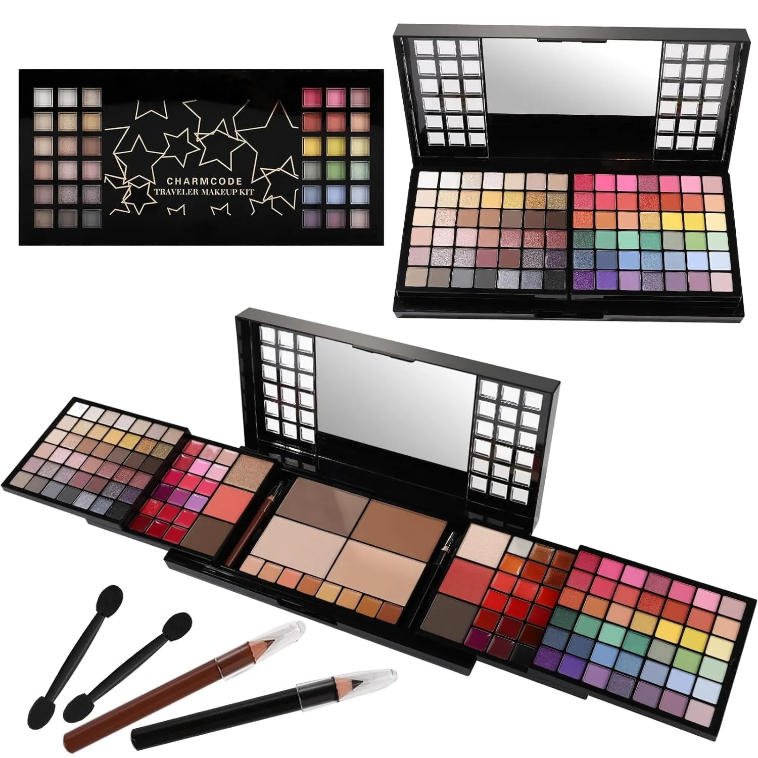 Ultimate 186-Color Makeup Master Kit - Perfect Valentine's Day Gift for Women with Eyeshadow & More