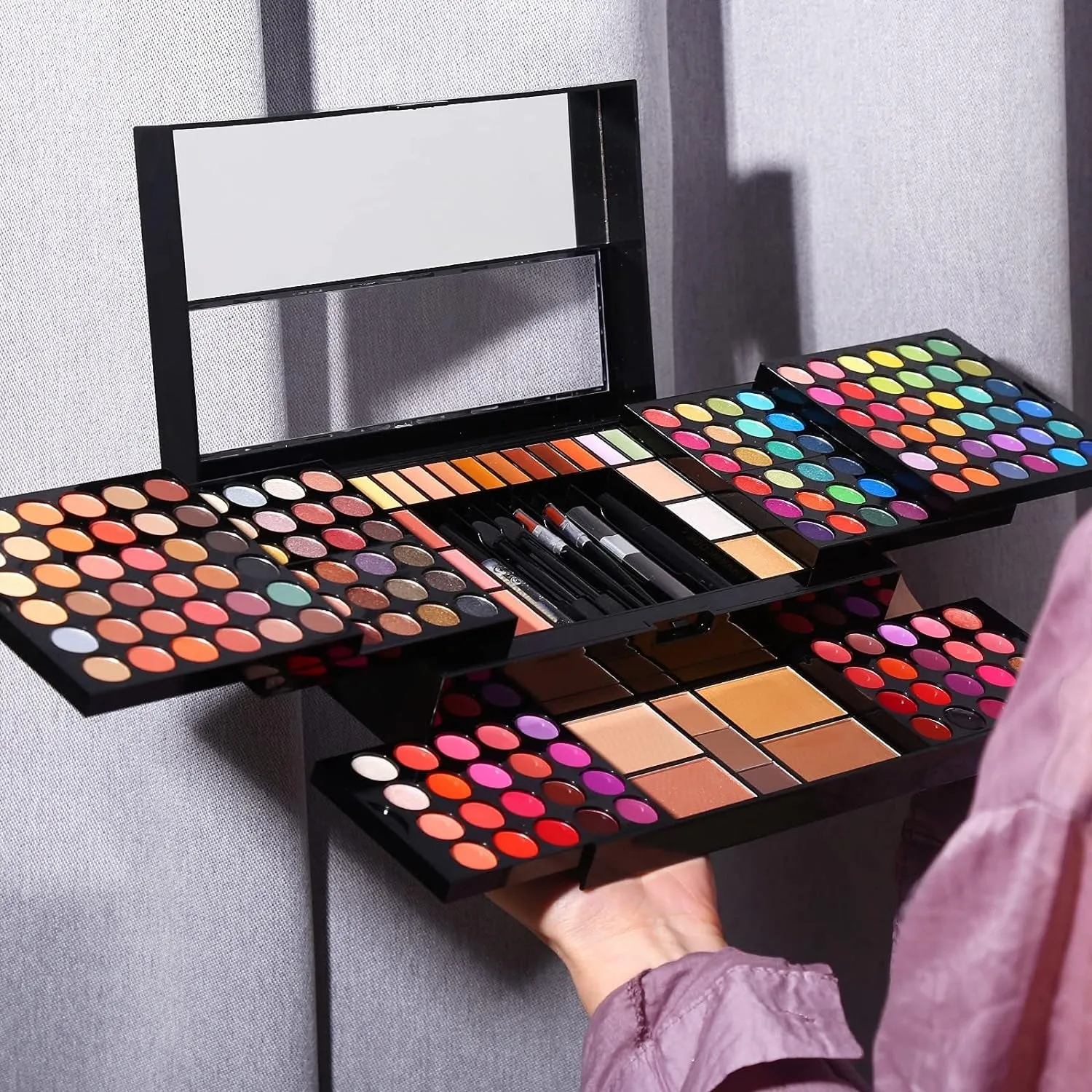 Ultimate 186-Color Makeup Master Kit - Perfect Valentine's Day Gift for Women with Eyeshadow & More