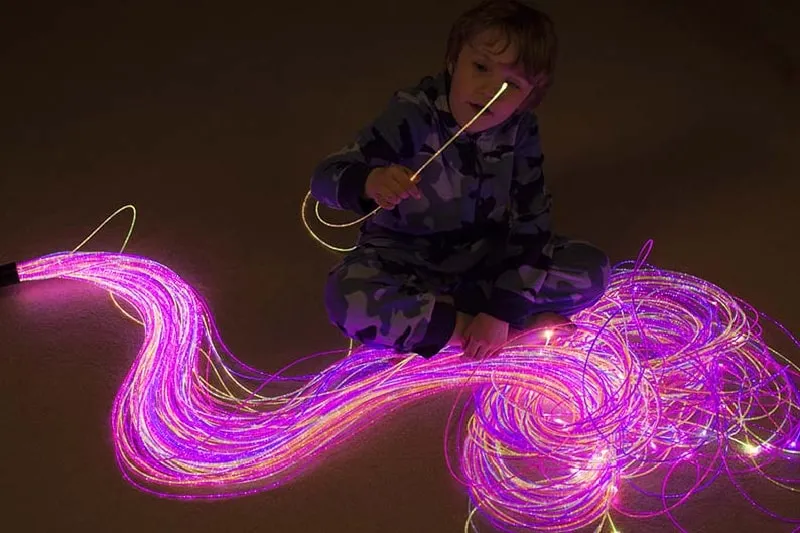 UV Sensory Fiber Optic Lighting Kit