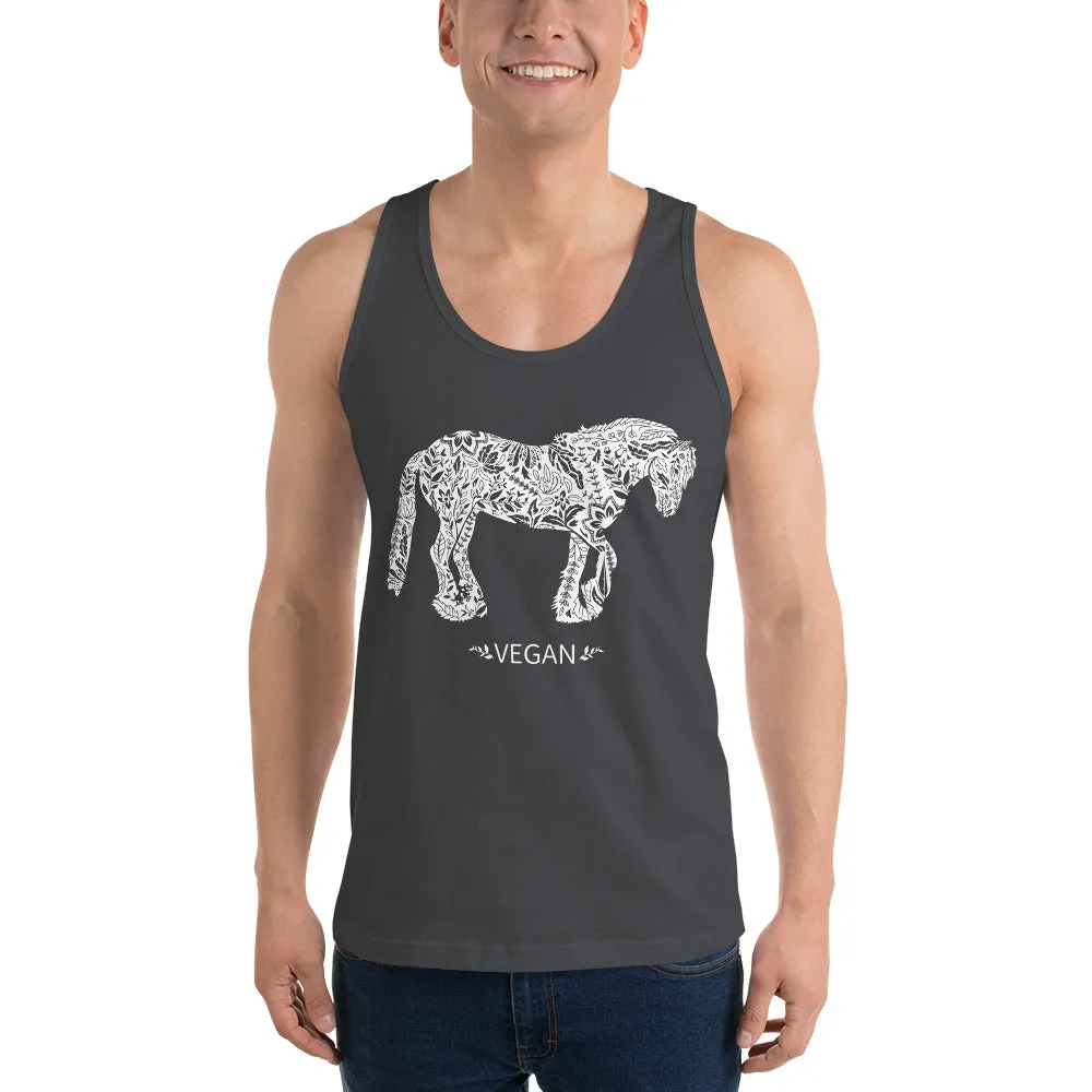 Vegan Horse Classic tank top (unisex)