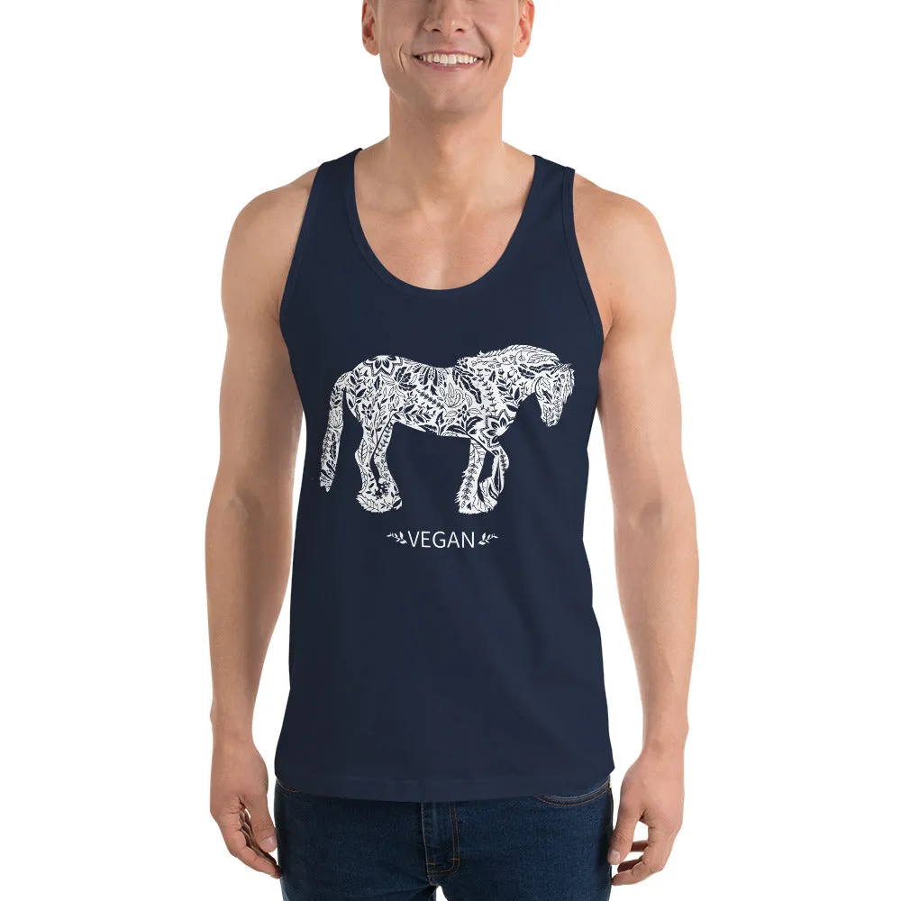 Vegan Horse Classic tank top (unisex)