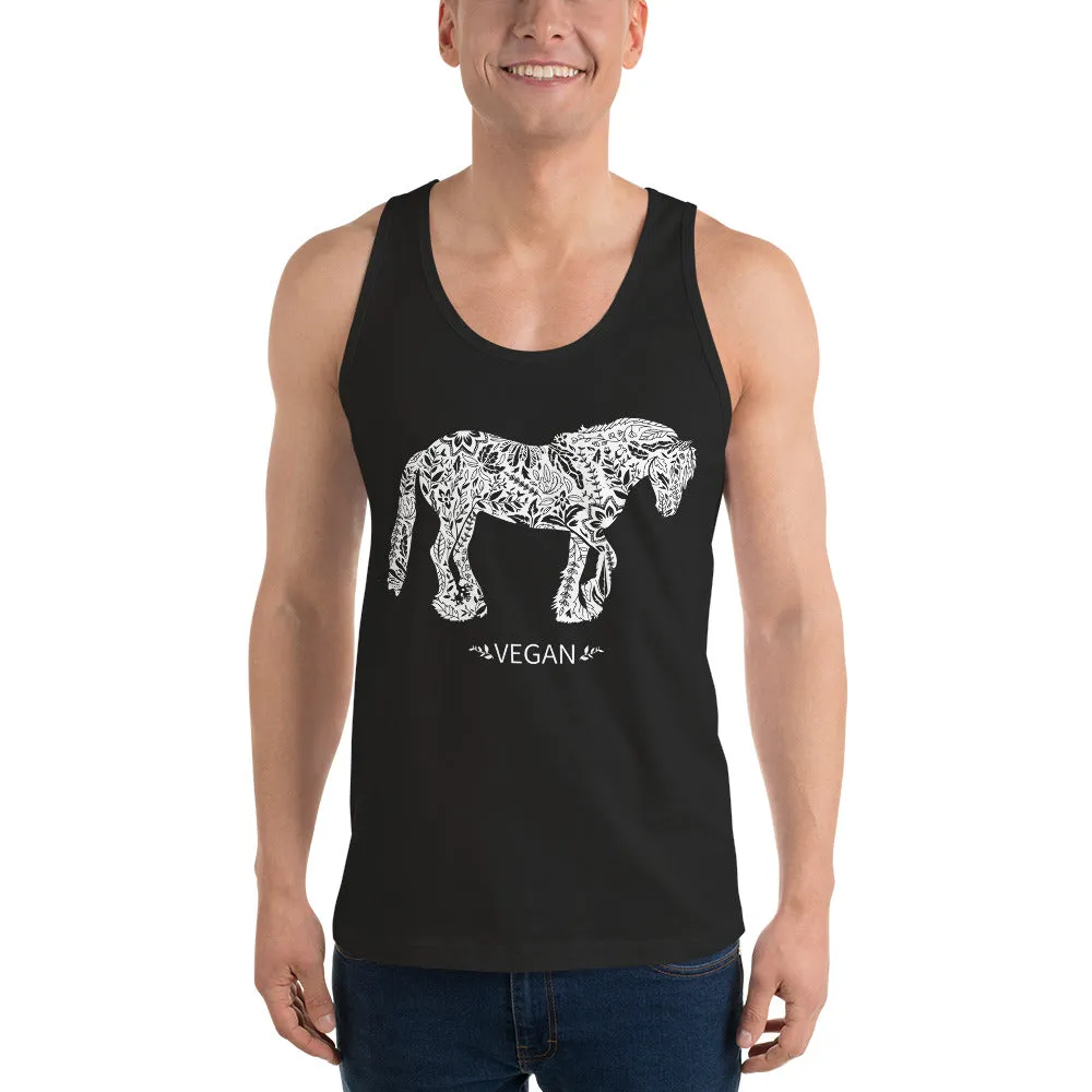 Vegan Horse Classic tank top (unisex)