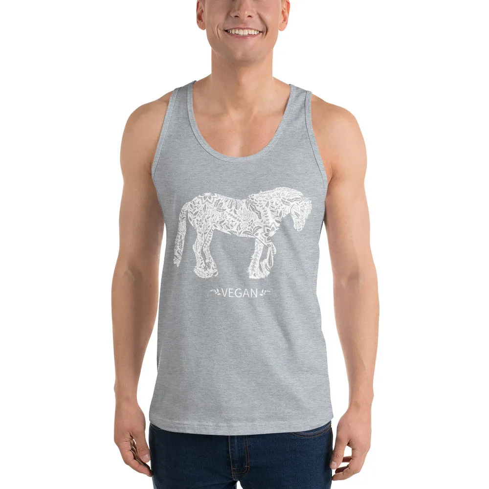 Vegan Horse Classic tank top (unisex)